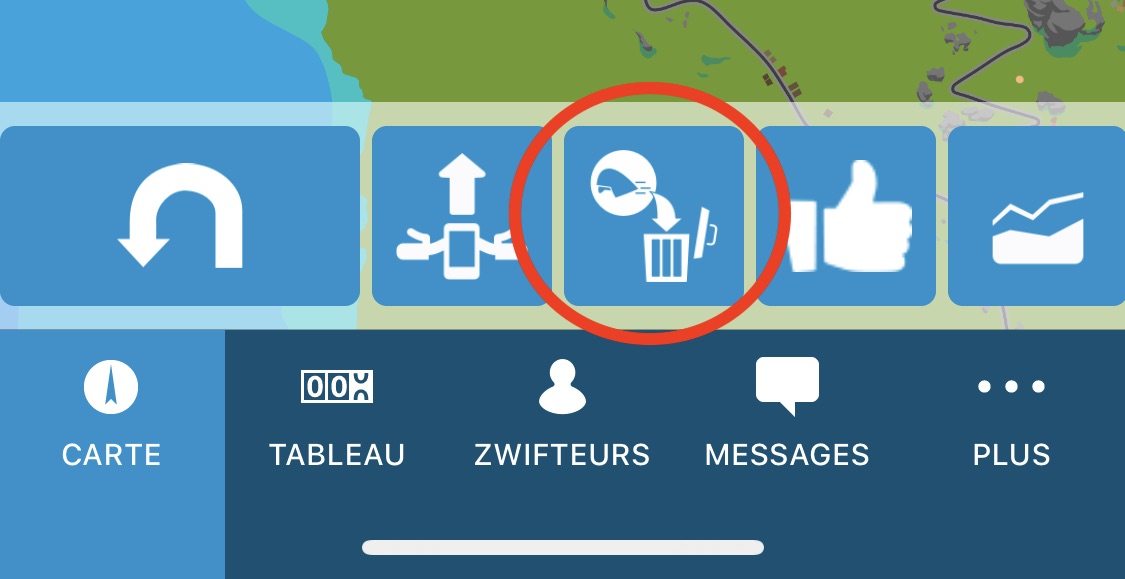zwift companion abandon powerup