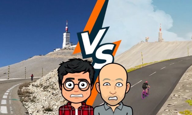 Ventoux Climbs : IRL vs. Zwift Comparison