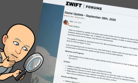 Zwift – La mise à jour d’octobre 2020