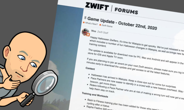 Zwift – La mise à jour de novembre 2020