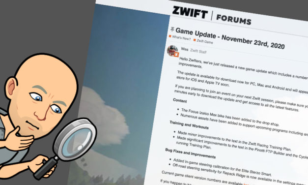 Zwift – La mise à jour de décembre 2020