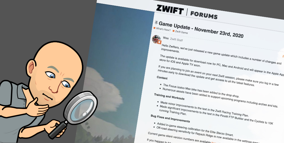 Zwift – La mise à jour de décembre 2020
