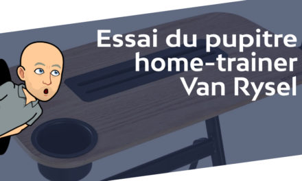 Essai du pupitre home-trainer Van Rysel